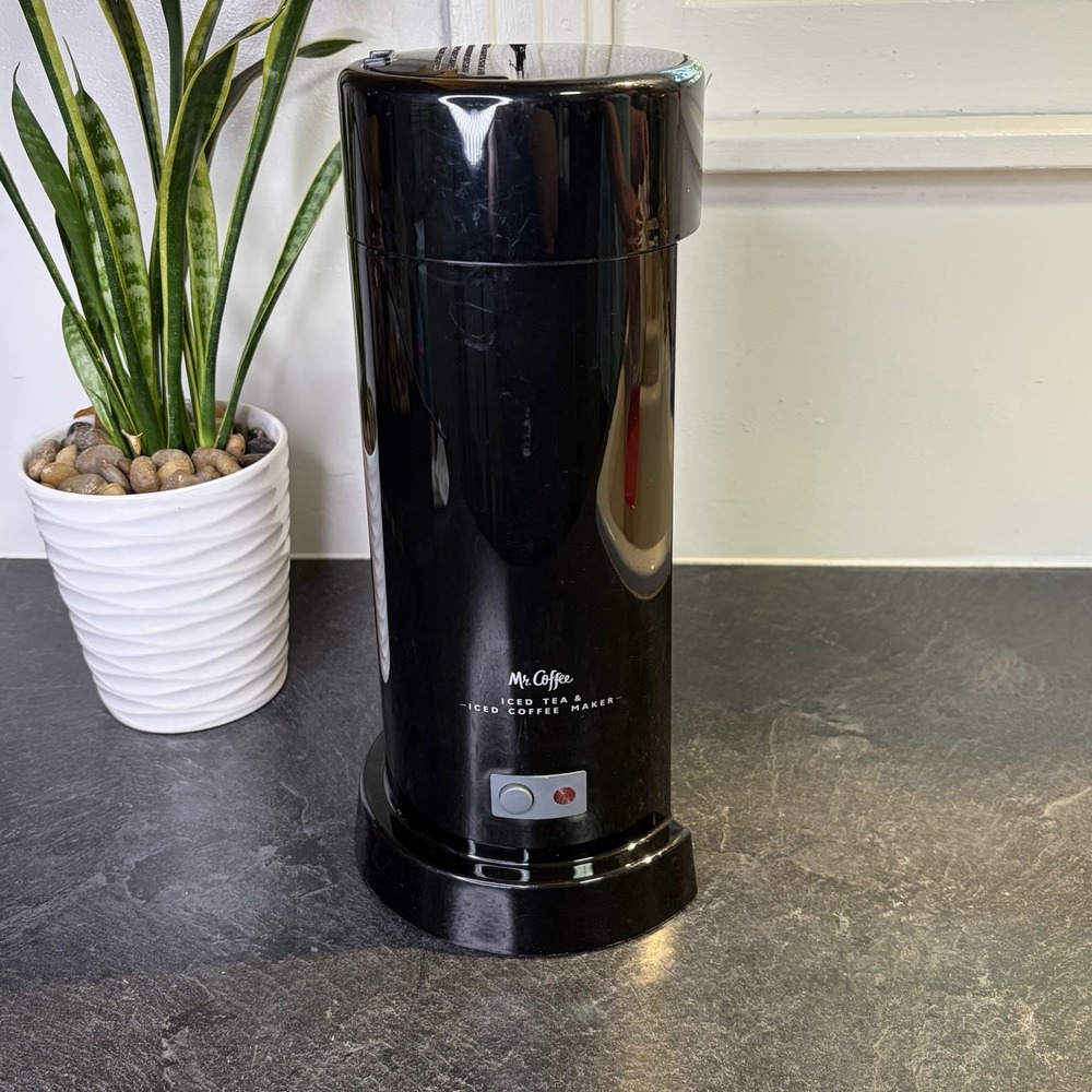Mr Coffee Iced Tea & Coffee Maker 2-in-1 Brew 2 Quart Black NO Pitcher TESTED!